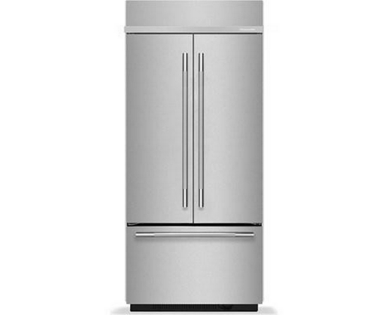 Réfrigérateur 3 portes avec porte à deux battants intégré de 36 po, 20,8 Pi cu.. KitchenAid - KBFN536SPS