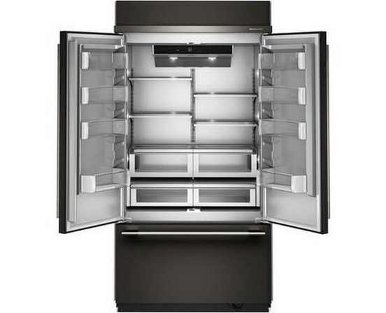 Réfrigérateur 3 portes avec porte à deux battants intégré de 42 po, 24,2 Pi cu.. KitchenAid - KBFN542SBE