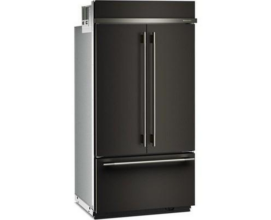 Réfrigérateur 3 portes avec porte à deux battants intégré de 42 po, 24,2 Pi cu.. KitchenAid - KBFN542SBE