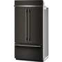 Réfrigérateur 3 portes avec porte à deux battants intégré de 42 po, 24,2 Pi cu.. KitchenAid - KBFN542SBE