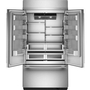 Réfrigérateur 3 portes avec porte à deux battants intégré de 42 po, 24,2 Pi cu.. KitchenAid - KBFN542SPS
