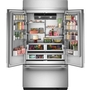 Réfrigérateur 3 portes avec porte à deux battants intégré de 42 po, 24,2 Pi cu.. KitchenAid - KBFN542SPS