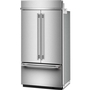 Réfrigérateur 3 portes avec porte à deux battants intégré de 42 po, 24,2 Pi cu.. KitchenAid - KBFN542SPS