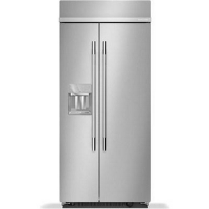 Réfrigérateur côte-à-côte intégré de 36 po, 20,8 Pi cu.. avec distributeur d'eau et de glace externe KitchenAid - KBSD736SPS