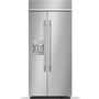 Réfrigérateur côte-à-côte intégré de 36 po, 20,8 Pi cu.. avec distributeur d'eau et de glace externe KitchenAid - KBSD736SPS