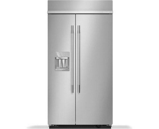 Réfrigérateur côte-à-côte intégré de 42 po, 25,1 Pi cu.. avec distributeur d'eau et de glace externe KitchenAid - KBSD742SPS