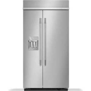 Réfrigérateur côte-à-côte intégré de 42 po, 25,1 Pi cu.. avec distributeur d'eau et de glace externe KitchenAid - KBSD742SPS