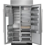 Réfrigérateur côte-à-côte intégré de 42 po, 25,1 Pi cu.. avec distributeur d'eau et de glace externe KitchenAid - KBSD742SPS