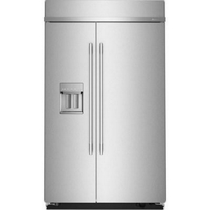 Réfrigérateur côte-à-côte intégré de 48 po, 29,4 Pi cu.. avec distributeur d'eau et de glace externe KitchenAid - KBSD748SPS
