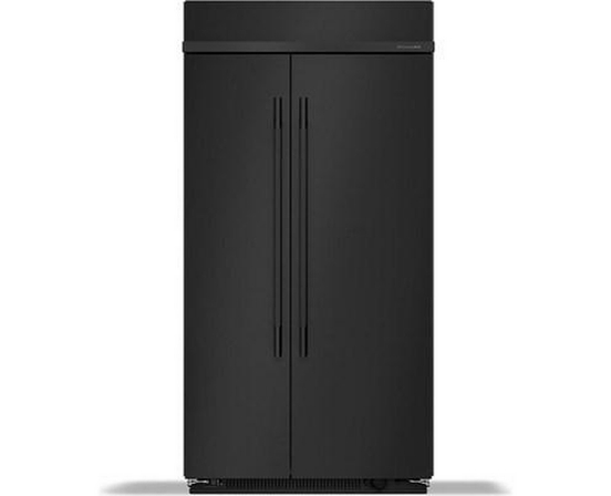 Réfrigérateur côte-à-côte intégré de 42 po, 25,5 Pi cu.. avec intérieur platine KitchenAid - KBSN742SBE