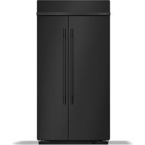 Réfrigérateur côte-à-côte intégré de 42 po, 25,5 Pi cu.. avec intérieur platine KitchenAid - KBSN742SBE