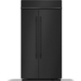 Réfrigérateur côte-à-côte intégré de 42 po, 25,5 Pi cu.. avec intérieur platine KitchenAid - KBSN742SBE