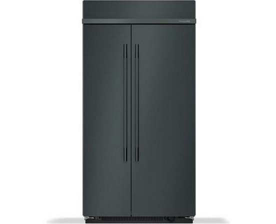 Réfrigérateur côte-à-côte intégré de 42 po, 25,5 Pi cu.. avec intérieur platine KitchenAid - KBSN742SJP