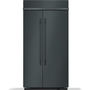 Réfrigérateur côte-à-côte intégré de 42 po, 25,5 Pi cu.. avec intérieur platine KitchenAid - KBSN742SJP