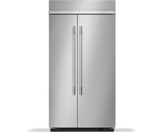 Réfrigérateur côte-à-côte intégré de 42 po, 25,5 Pi cu.. avec intérieur platine KitchenAid - KBSN742SPS