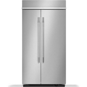 Réfrigérateur côte-à-côte intégré de 42 po, 25,5 Pi cu.. avec intérieur platine KitchenAid - KBSN742SPS