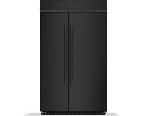 Réfrigérateur côte-à-côte intégré de 48 po, 30 Pi cu.. avec intérieur platine KitchenAid - KBSN748SBE