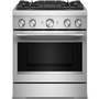 Cuisinière autoportante bi-énergie de style commercial de 30 po KitchenAid - KFDS930SSS