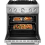 Cuisinière autoportante bi-énergie de style commercial de 30 po KitchenAid - KFDS930SSS