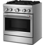 Cuisinière autoportante bi-énergie de style commercial de 30 po KitchenAid - KFDS930SSS