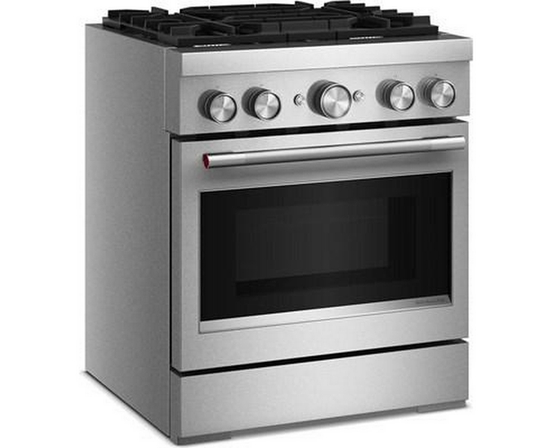Cuisinière autoportante bi-énergie de style commercial de 30 po KitchenAid - KFDS930SSS