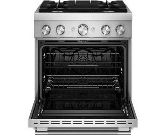 Cuisinière autoportante bi-énergie de style commercial de 30 po KitchenAid - KFDS930SSS