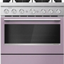 Cuisinière autoportante bi-énergie de style commercial de 36 po KitchenAid - KFDS936SWF
