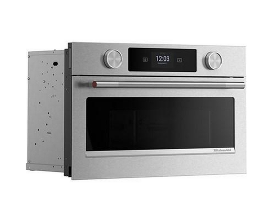 Four à micro-ondes encastrable de 27 po avec technologie convection KitchenAid - KMBS727SPS