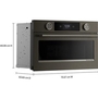 Four à micro-ondes encastrable de 30 po avec technologie convection KitchenAid - KMBS730SBE