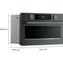 Four à micro-ondes encastrable de 30 po avec technologie convection KitchenAid - KMBS730SJP