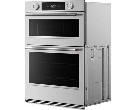 Four mural combiné encastré de 27 po avec four à micro-ondes avec technologie convection KitchenAid - KOEC727SPS