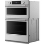 Four mural combiné encastré de 27 po avec four à micro-ondes avec technologie convection KitchenAid - KOEC727SPS