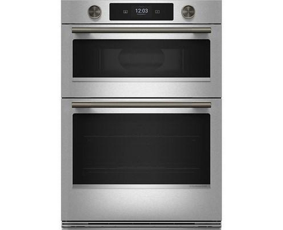 Four mural combiné encastré de 30 po avec four à micro-ondes avec technologie convection KitchenAid - KOEC730SPS