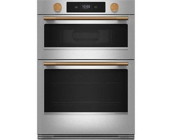 Four mural combiné encastré de 30 po avec four à micro-ondes avec technologie convection KitchenAid - KOEC730SPS