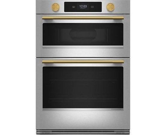 Four mural combiné encastré de 30 po avec four à micro-ondes avec technologie convection KitchenAid - KOEC730SPS