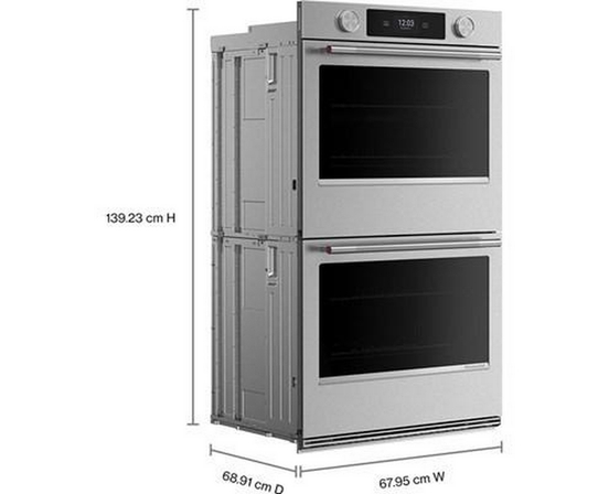 Four mural double encastré de 27 po avec technologie convection KitchenAid - KOED727SPS