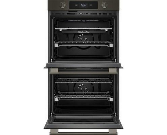 Four mural double encastré de 30 po avec technologie convection KitchenAid - KOED730SBE