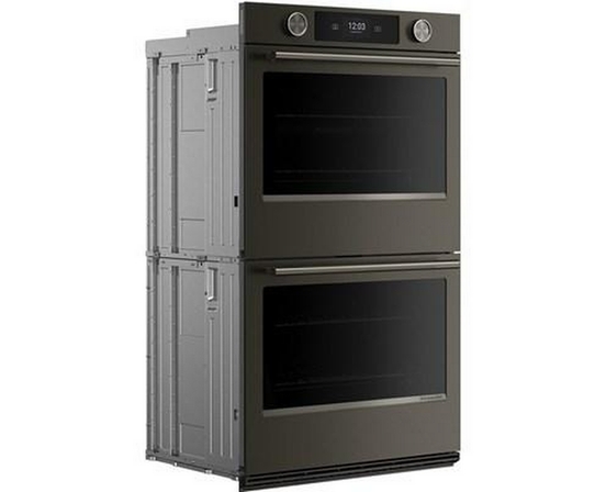 Four mural double encastré de 30 po avec technologie convection KitchenAid - KOED730SBE