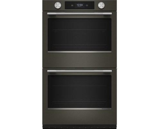 Four mural double encastré de 30 po avec technologie convection KitchenAid - KOED730SBE