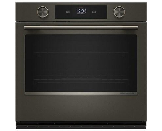 Four mural simple encastré de 30 po avec technologie convection KitchenAid - KOES730SBE