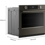 Four mural simple encastré de 30 po avec technologie convection KitchenAid - KOES730SBE