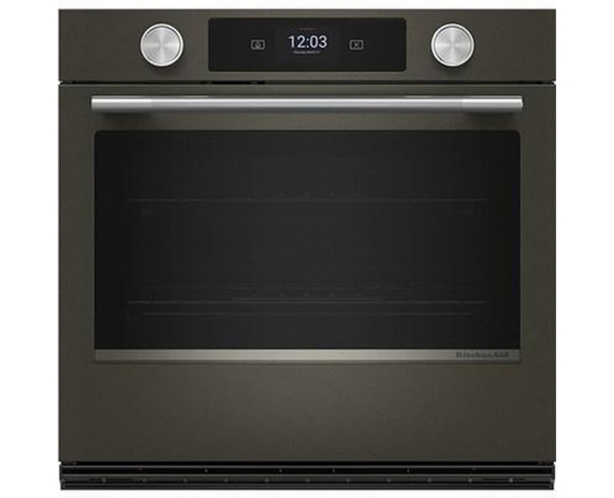 Four mural simple encastré de 30 po avec technologie convection KitchenAid - KOES730SBE
