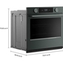 Four mural simple encastré de 30 po avec technologie convection KitchenAid - KOES730SJP