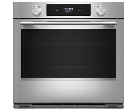 Four mural simple encastré de 30 po avec technologie convection KitchenAid - KOES730SPS
