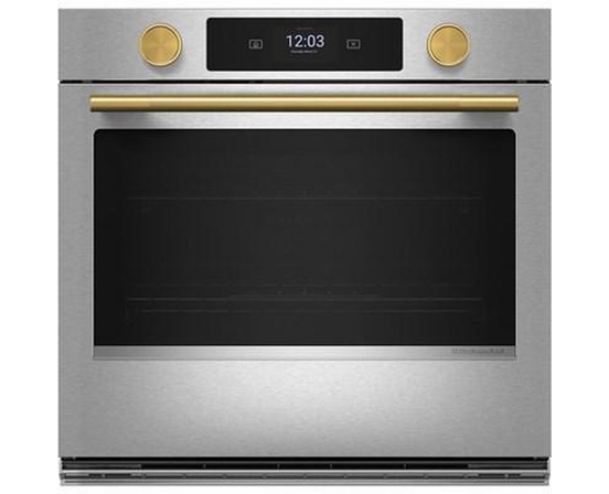 Four mural simple encastré de 30 po avec technologie convection KitchenAid - KOES730SPS