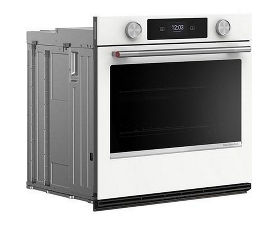 Four mural simple encastré de 30 po avec technologie convection KitchenAid - KOES730SWH