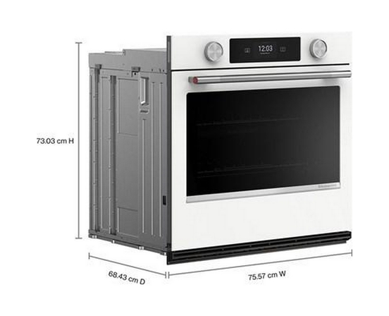 Four mural simple encastré de 30 po avec technologie convection KitchenAid - KOES730SWH
