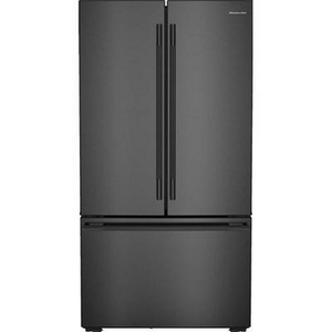 Réfrigérateur à portes françaises à profondeur de comptoir de 36 po, 24 Pi cu.. avec distributeur d'eau interne et machine à glaçons KitchenAid - KRFC236SBE