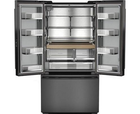 Réfrigérateur à portes françaises à profondeur de comptoir de 36 po, 24 Pi cu.. avec distributeur d'eau interne et machine à glaçons KitchenAid - KRFC236SBE