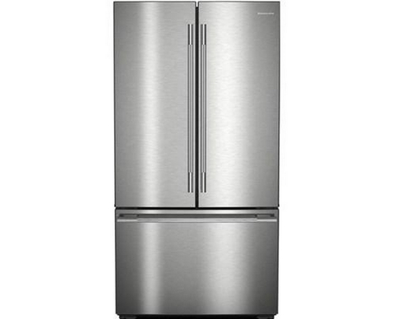 Réfrigérateur à portes françaises à profondeur de comptoir de 36 po, 24 Pi cu. avec distributeur d'eau interne et machine à glaçons KitchenAid - KRFC236SPS